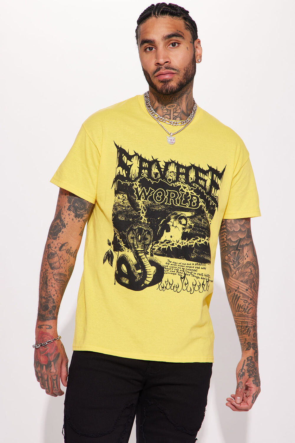 

Футболка Fashion Nova TFAT1423, желтый