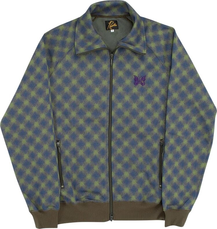 

Куртка Needles Track Jacket 'Blue/Olive', синий