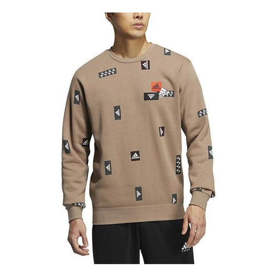 Худи Adidas FW22 HN8983, коричневый