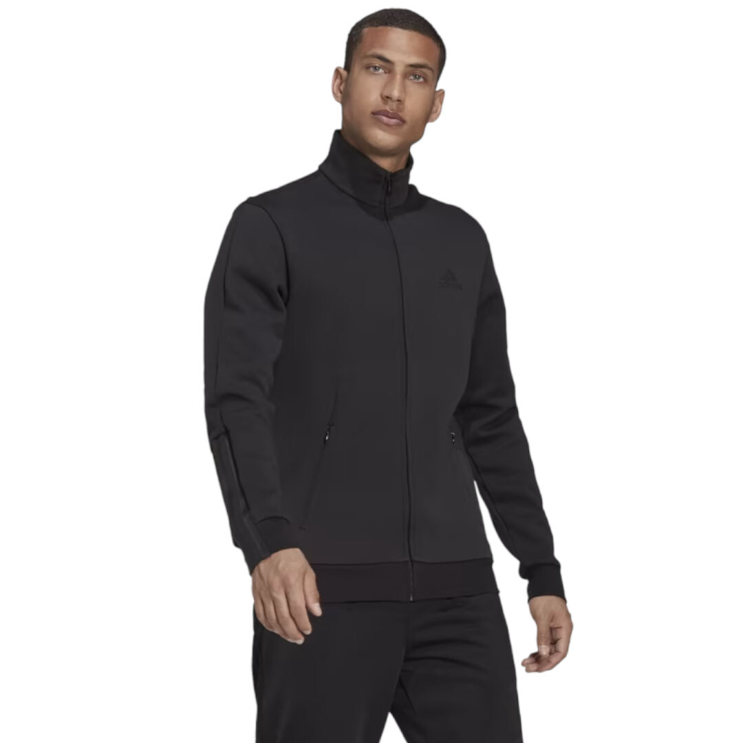 

Куртка Adidas Essentials Doubleknit Matte Cut 3-stripes, черный