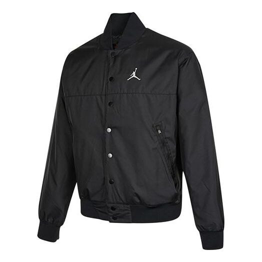 

Куртка Men's Jordan Logo Baseball Collar Autumn Black, Черный