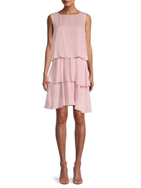 

Однотонное многоуровневое платье Sam Edelman Blush