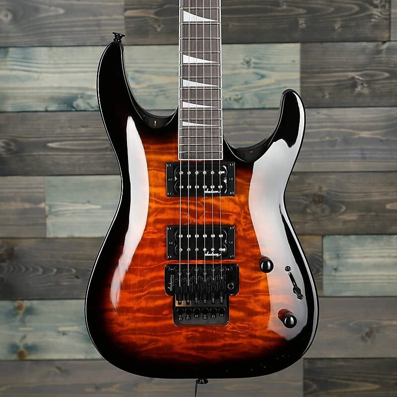 Футболка Jackson JS Series Dinky Arch Top JS32Q Dark Sunburst электрогитара jackson js series dinky arch top js32 dkam snow white