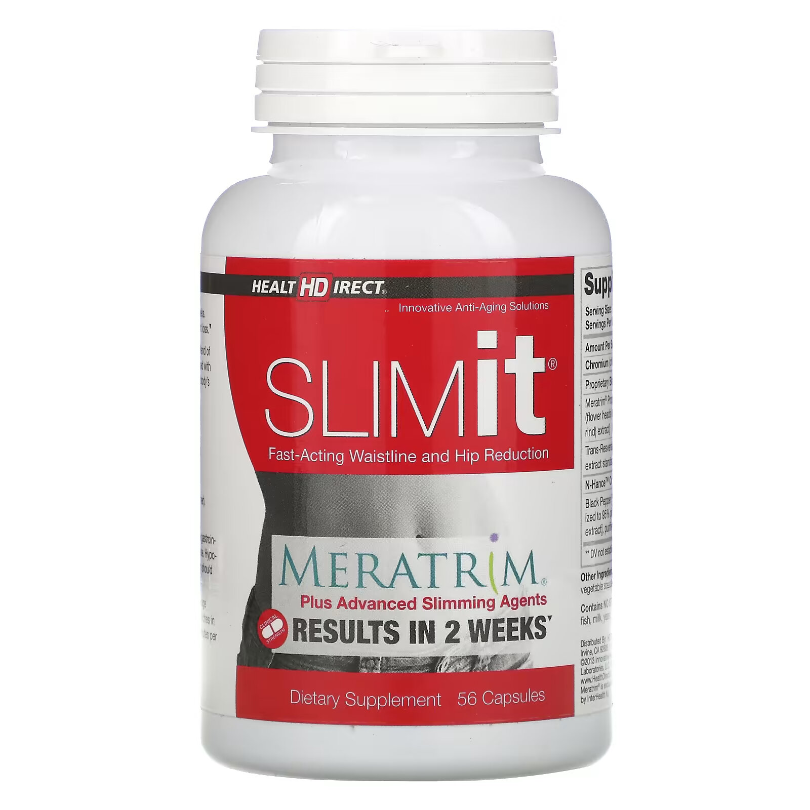 Health Direct, SLIMit, средство для похудения, 56 капсул health direct slimit средство для похудения 56 капсул
