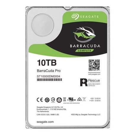 Жесткий диск Seagate Barracuda 10 ТБ 3.5 ST10000DM0004 жесткий диск seagate 10 тб 3 5 st10000nm0096