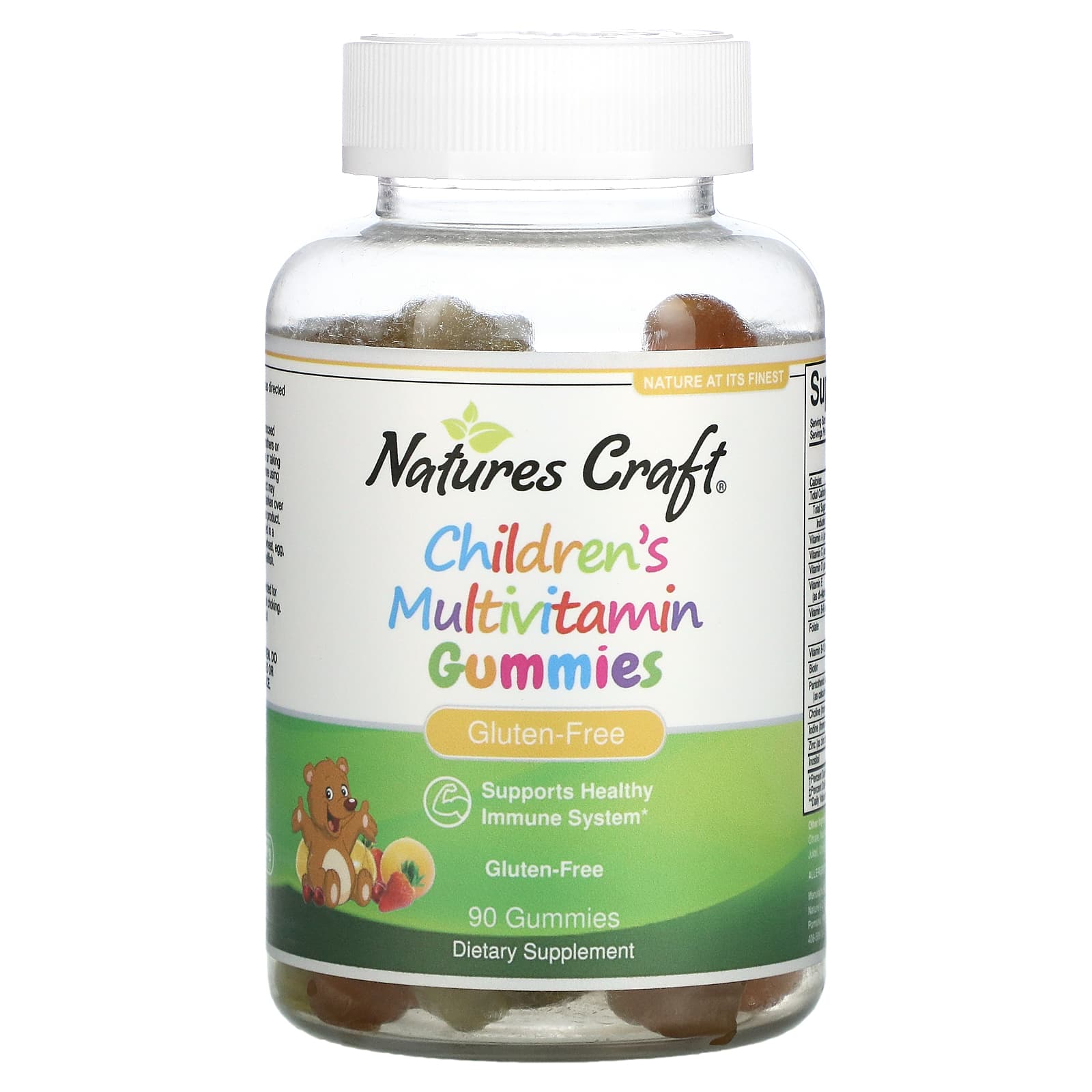 Детские Мультивитаминные Таблетки Natures Craft, 90 жевательных таблеток