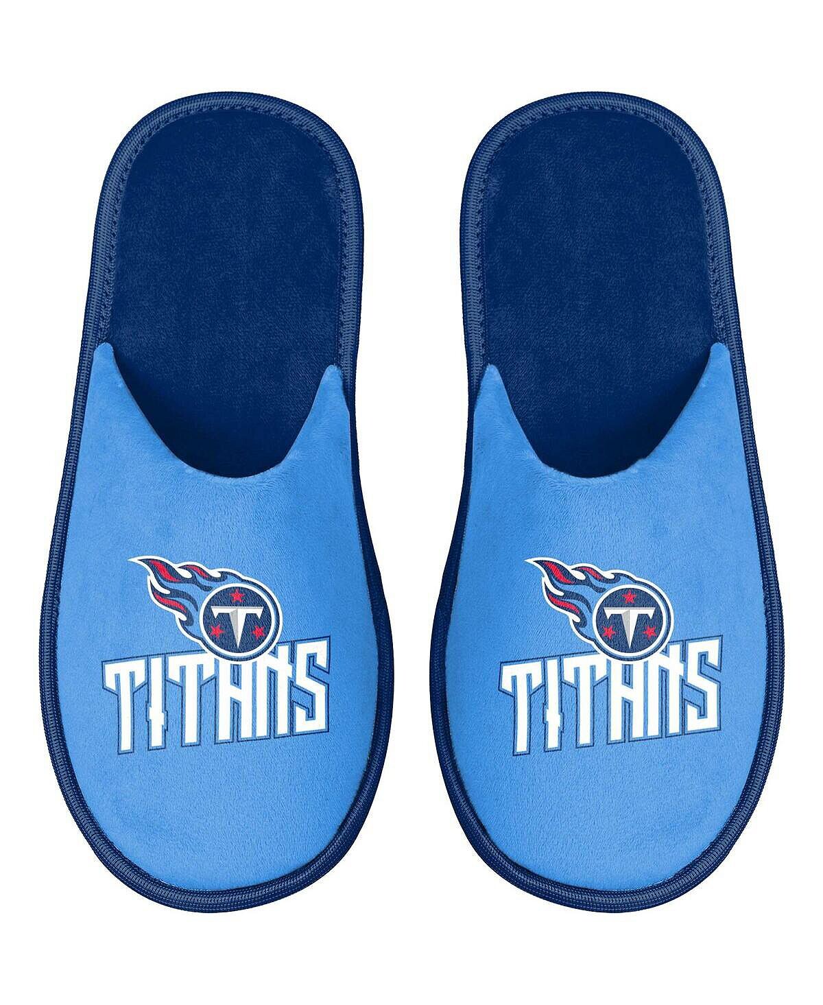 

Мужские тапочки tennessee titans scuff slide FOCO, синий