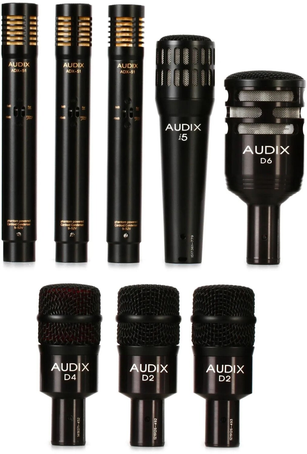 

Комплект из 8 барабанных микрофонов Audix DP7 Plus — эксклюзивно для Sweetwater