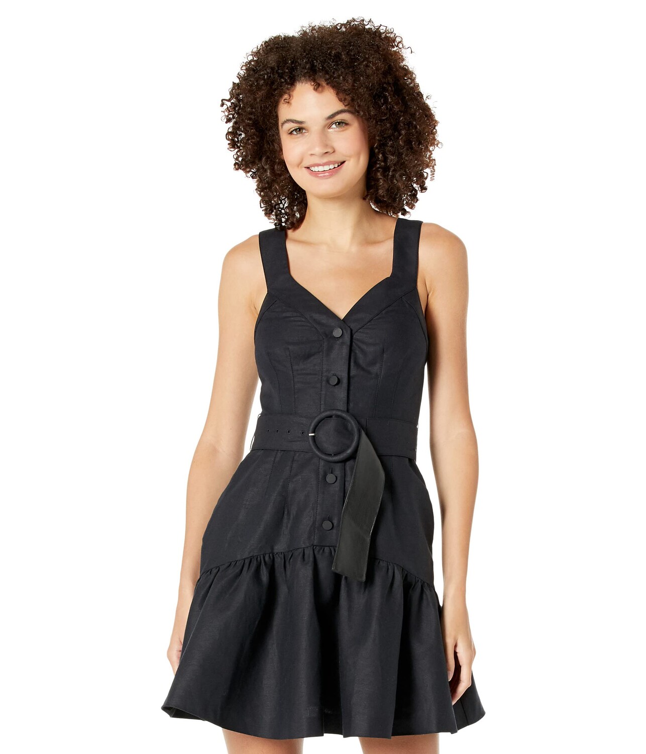 

Платье Ted Baker, Yazmino Linen Mini Dress with Panel Detailing
