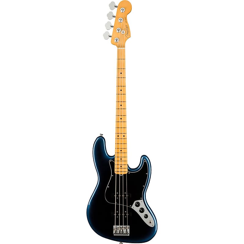 Бас-гитара Fender American Professional II Jazz, кленовый гриф, Dark Night