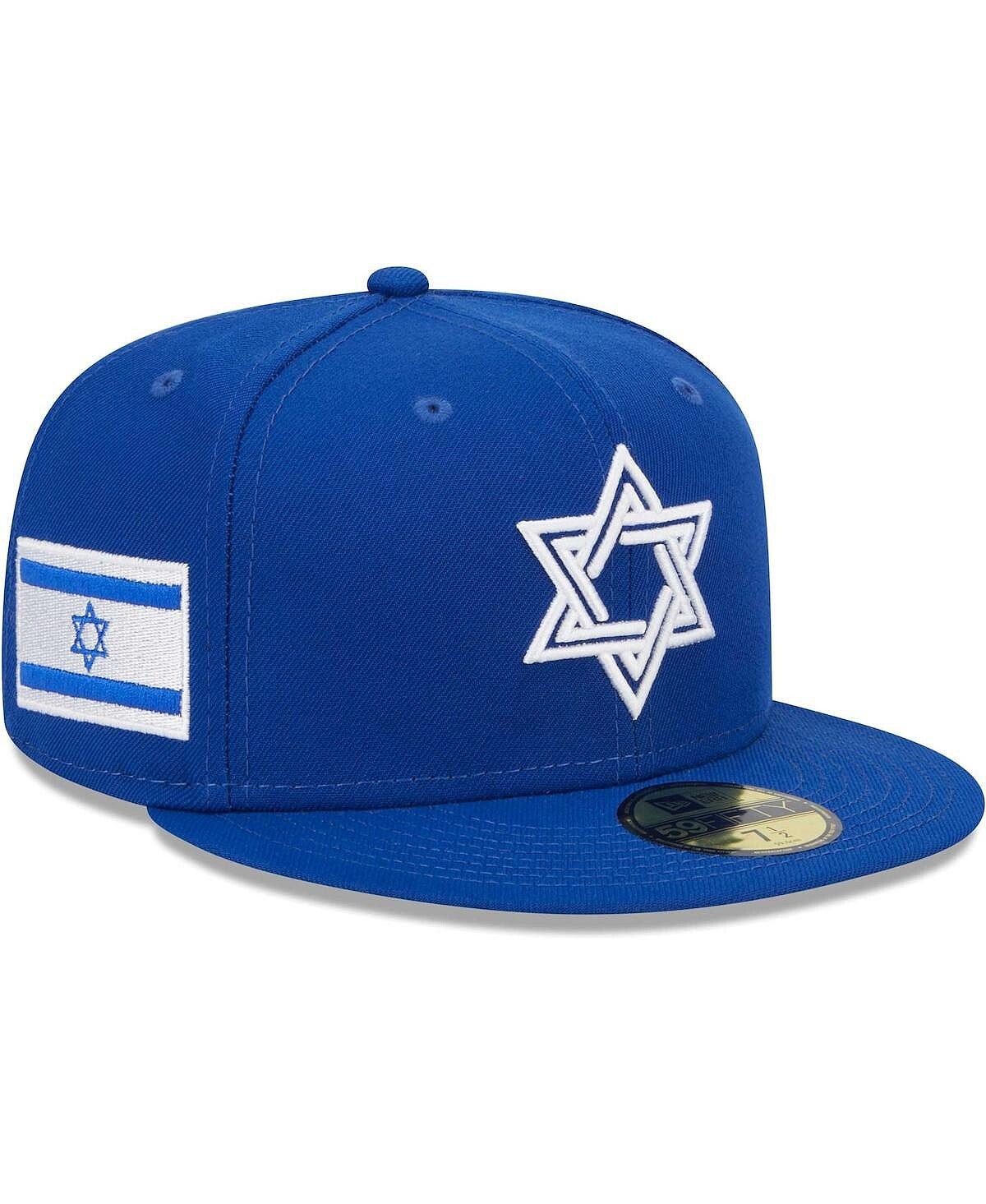 

Мужская синяя бейсболка Israel Baseball 2023 World Baseball Classic 59FIFTY приталенная кепка New Era