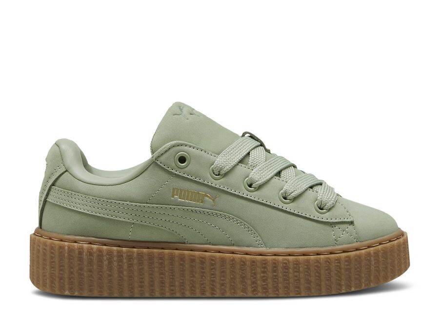 

Кроссовки Puma Fenty X Creeper Phatty Big Kid 'Earth Tone Pack - Green Fog', зеленый