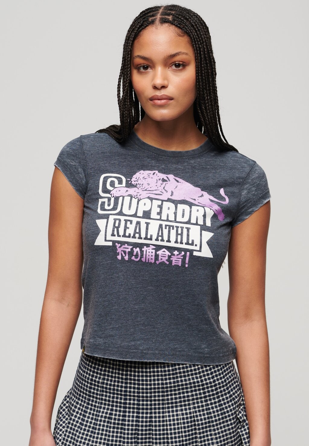 

Футболка с принтом VARSITY Superdry, синий
