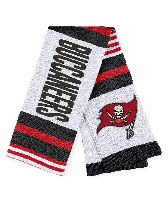 

Женский жаккардовый полосатый шарф Tampa Bay Buccaneers Wear By Erin Andrews, белый