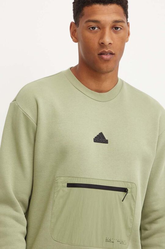 

Толстовка City Escape adidas, зеленый