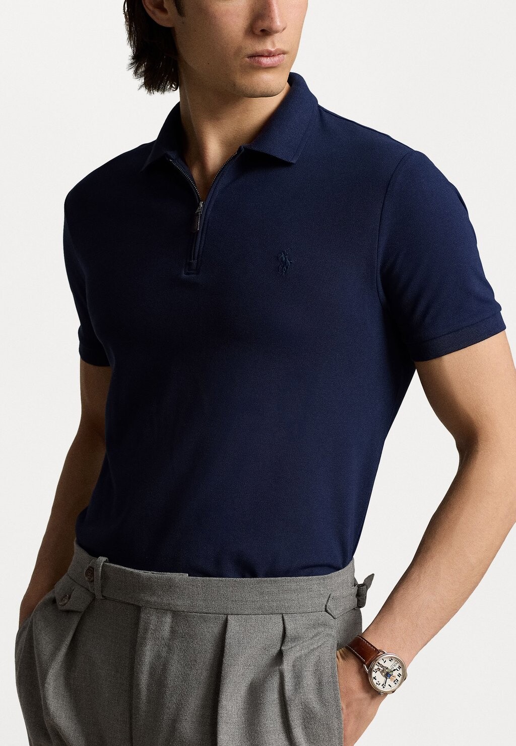 

Поло SHORT SLEEVE Ralph Lauren, темно-синий