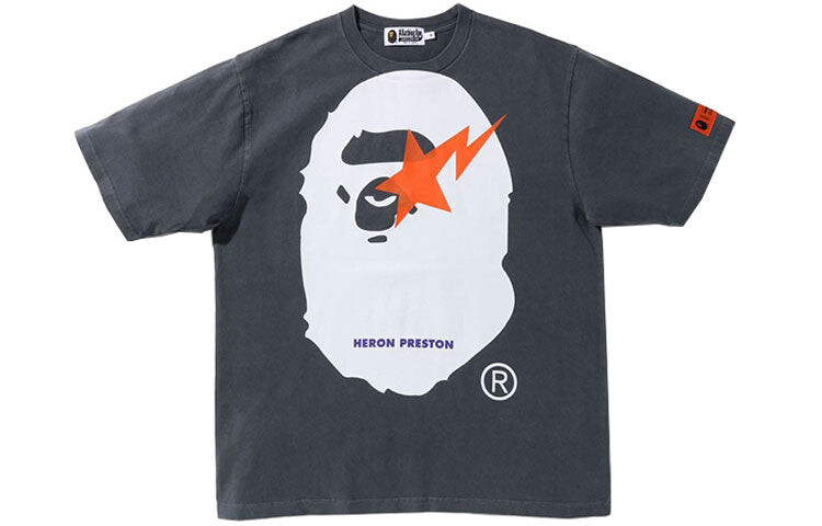 

Футболка A Bathing Ape Bape x Heron Preston свободного кроя, белый