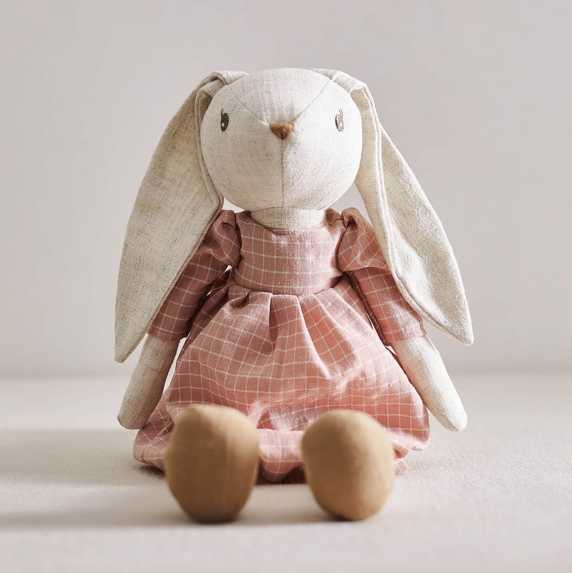 Мягкая игрушка Zara Home Rabbit, мультиколор мягкая игрушка медведица маша в клетчатом платье