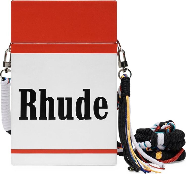 

Сумка Rhude Big Logo Box Bag White, белый