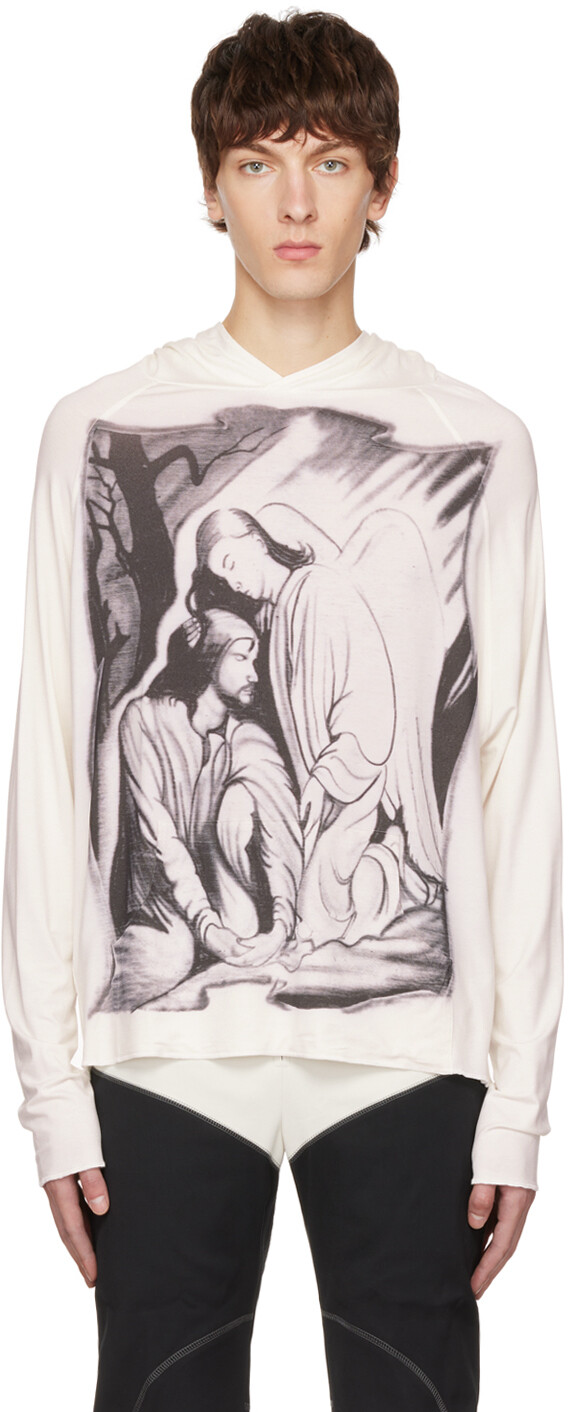 

Худи Off-White Guardian Maximilian Davis, Белый