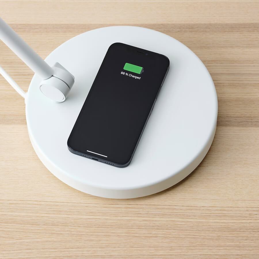 Рабочая лампа Ikea Nymane Wireless Charger, белый – заказать по доступной  цене из-за рубежа в «CDEK.Shopping»