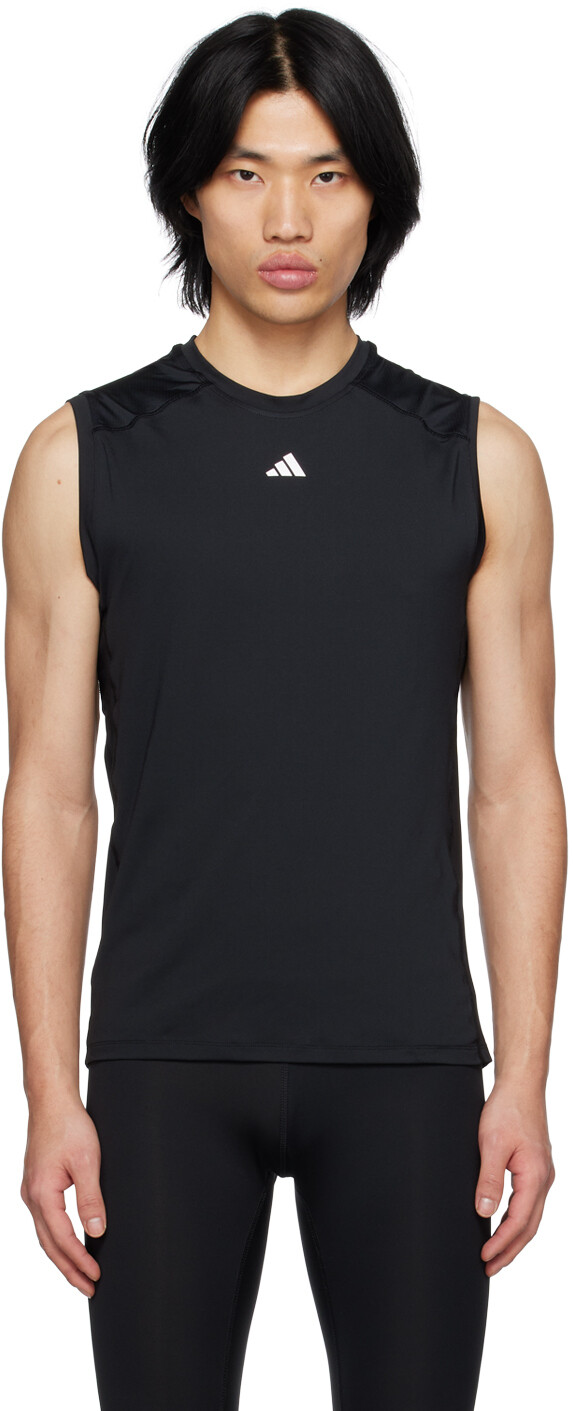 

Черная майка для тренинга Techfit adidas Originals