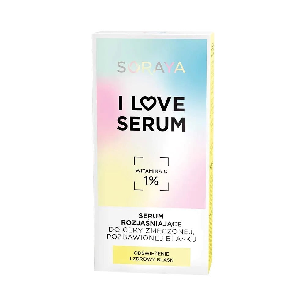 

Soraya I Love Serum осветляющая сыворотка для уставшей и тусклой кожи 30мл