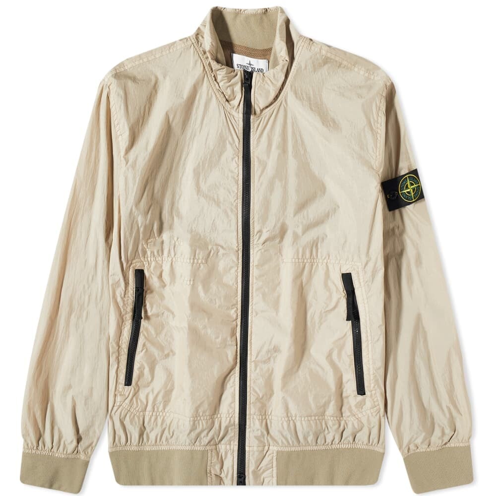 

Куртка из мятого репса Stone Island, Серый