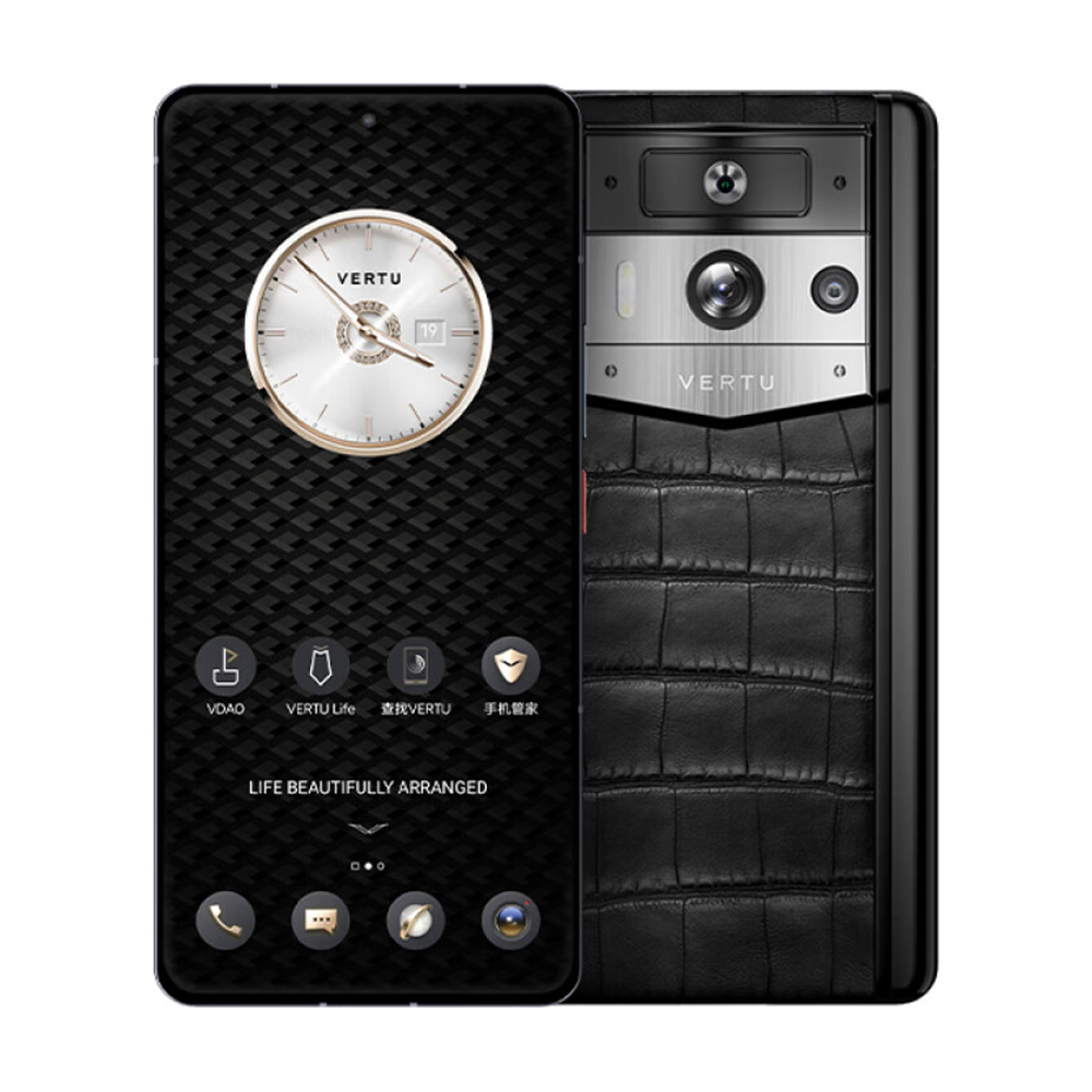 Смартфон Vertu Metavertu 2 Alligator, 12 ГБ/512 ГБ, 2 Nano-SIM,  черный/серебристый – купить по выгодным ценам с доставкой из-за рубежа  через сервис «CDEK.Shopping»