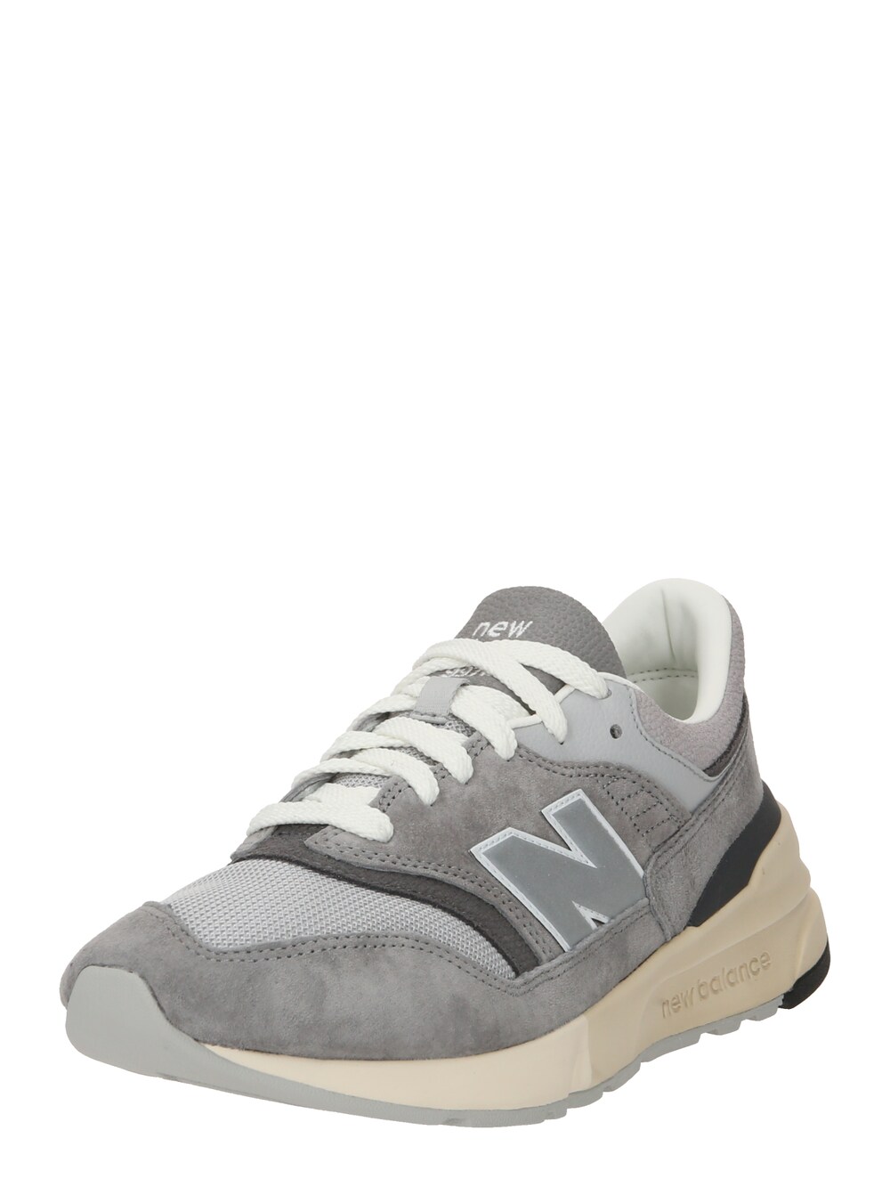 цена Кроссовки New Balance 997R, серый/светло-серый/темно-серый