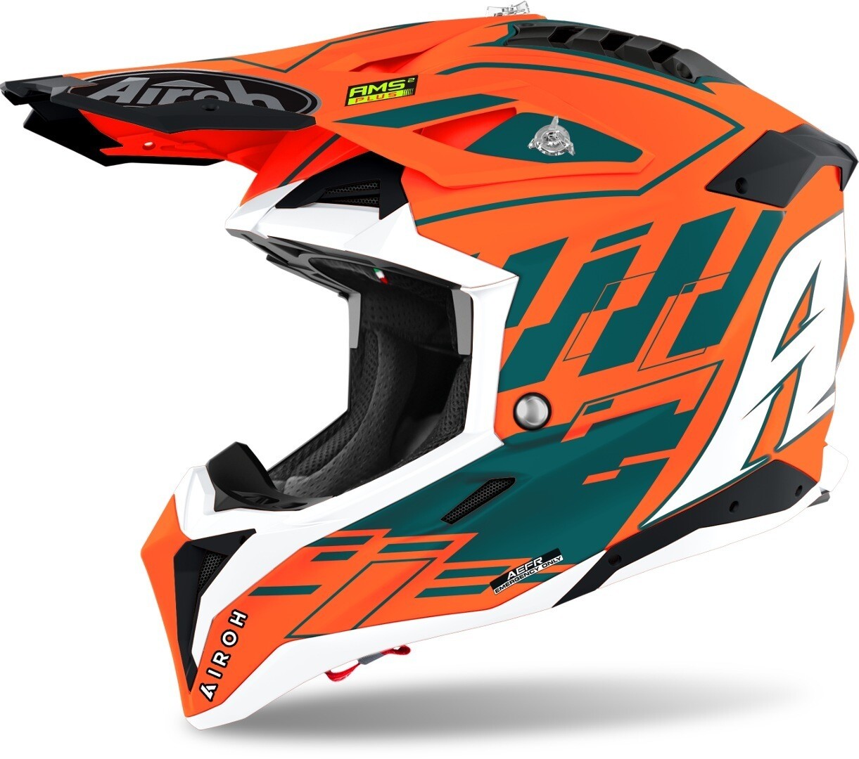 

Airoh Aviator 3 Rampage Carbon Шлем мотокросса, оранжевый