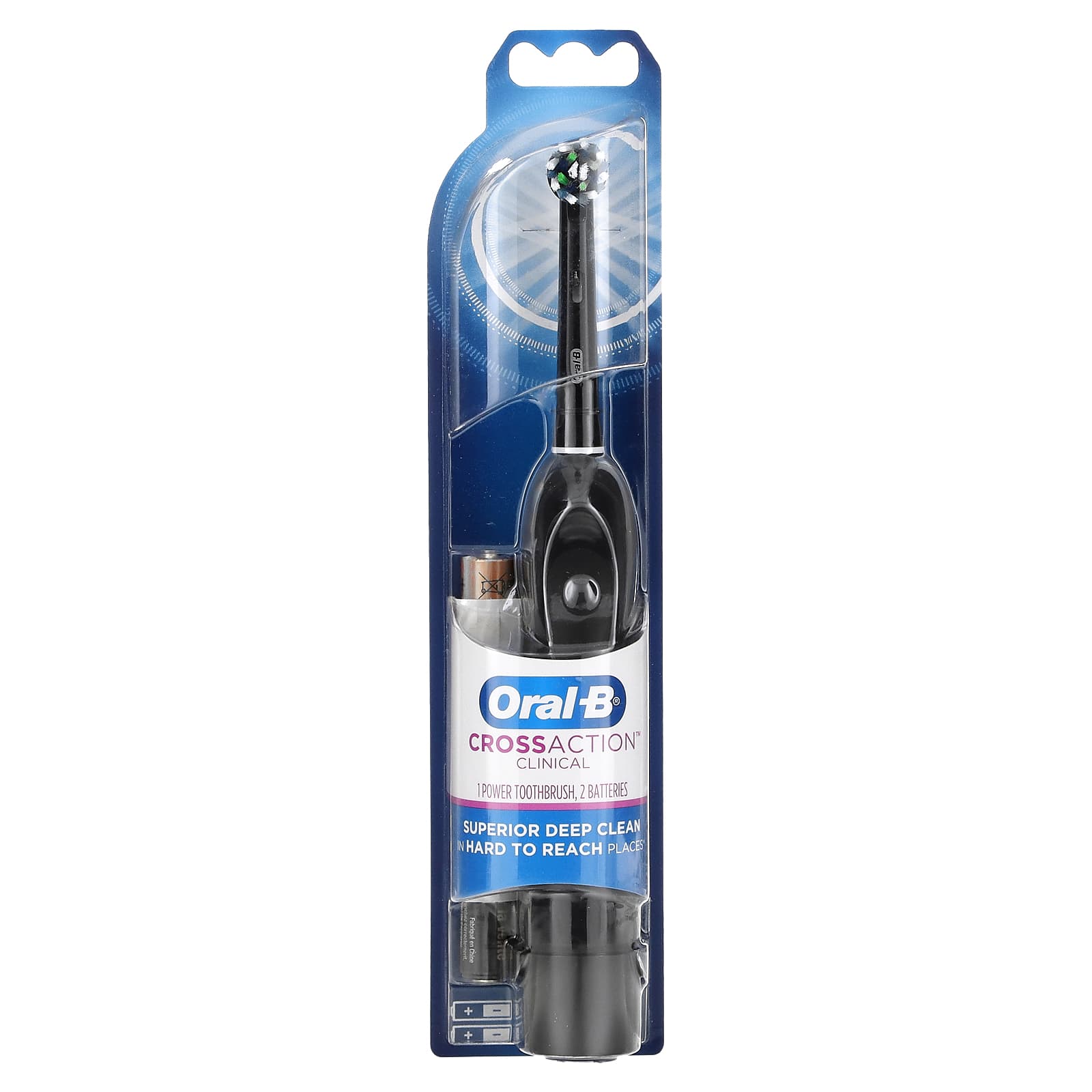 Зубная Щетка Oral-B CrossAction Clinical Power Tooth ush, черная - фото