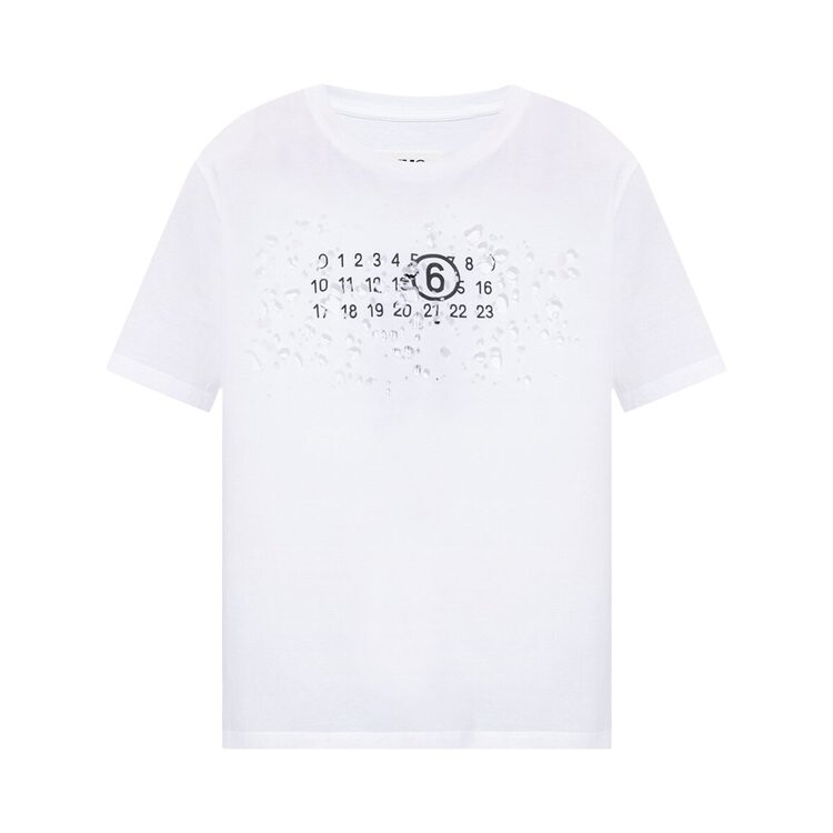 

Футболка MM6 Maison Margiela T-Shirt 'White', белый