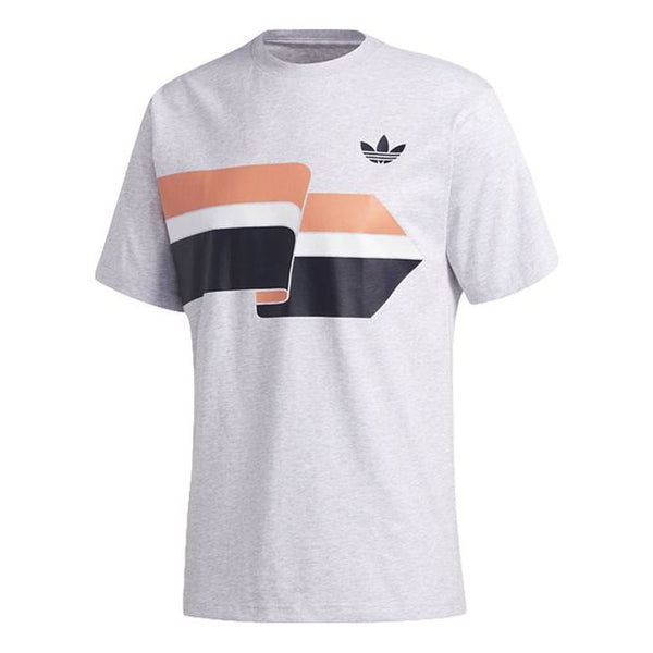 Футболка Adidas originals Athleisure Casual Sports Round Neck Short Sleeve Gray, Серый