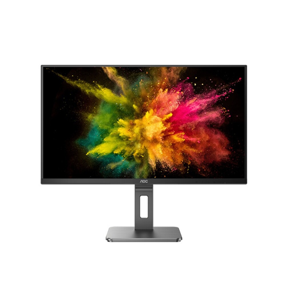 Монитор AOC U28P2U, 28, 4K, IPS, 60 Гц, чёрный/серый монитор aoc u2790pqu 27 3840x2160 ips 60 гц серый