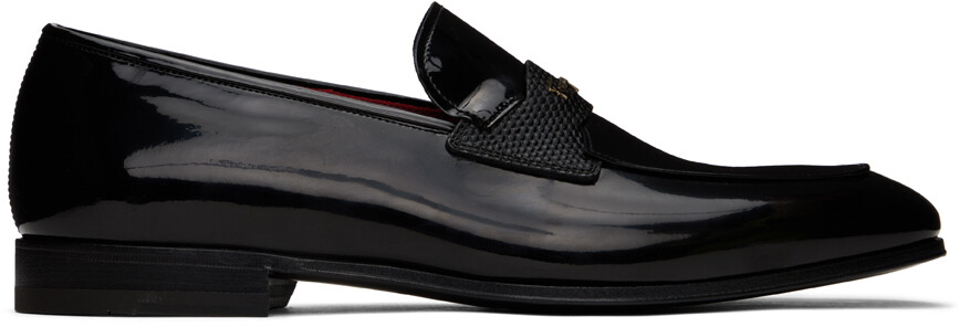 

Черные лоферы Giuffre Ferragamo