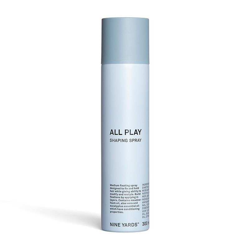 Shaping play. R and co bleu sprat Wax. Hair styling Spray. Krom Spray Medium hold.