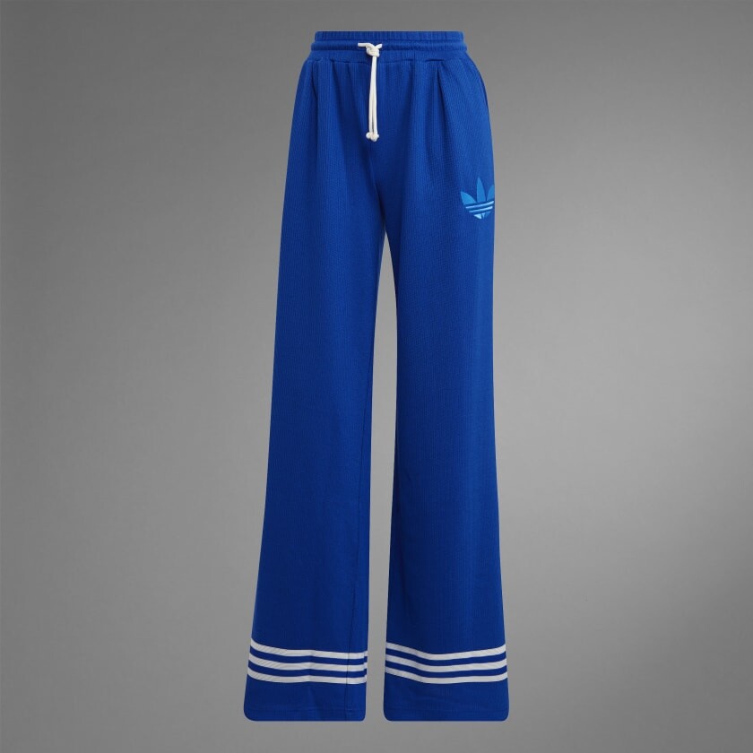 

Брюки Adidas Adicolor Heritage Now Knit Wide, синий/белый