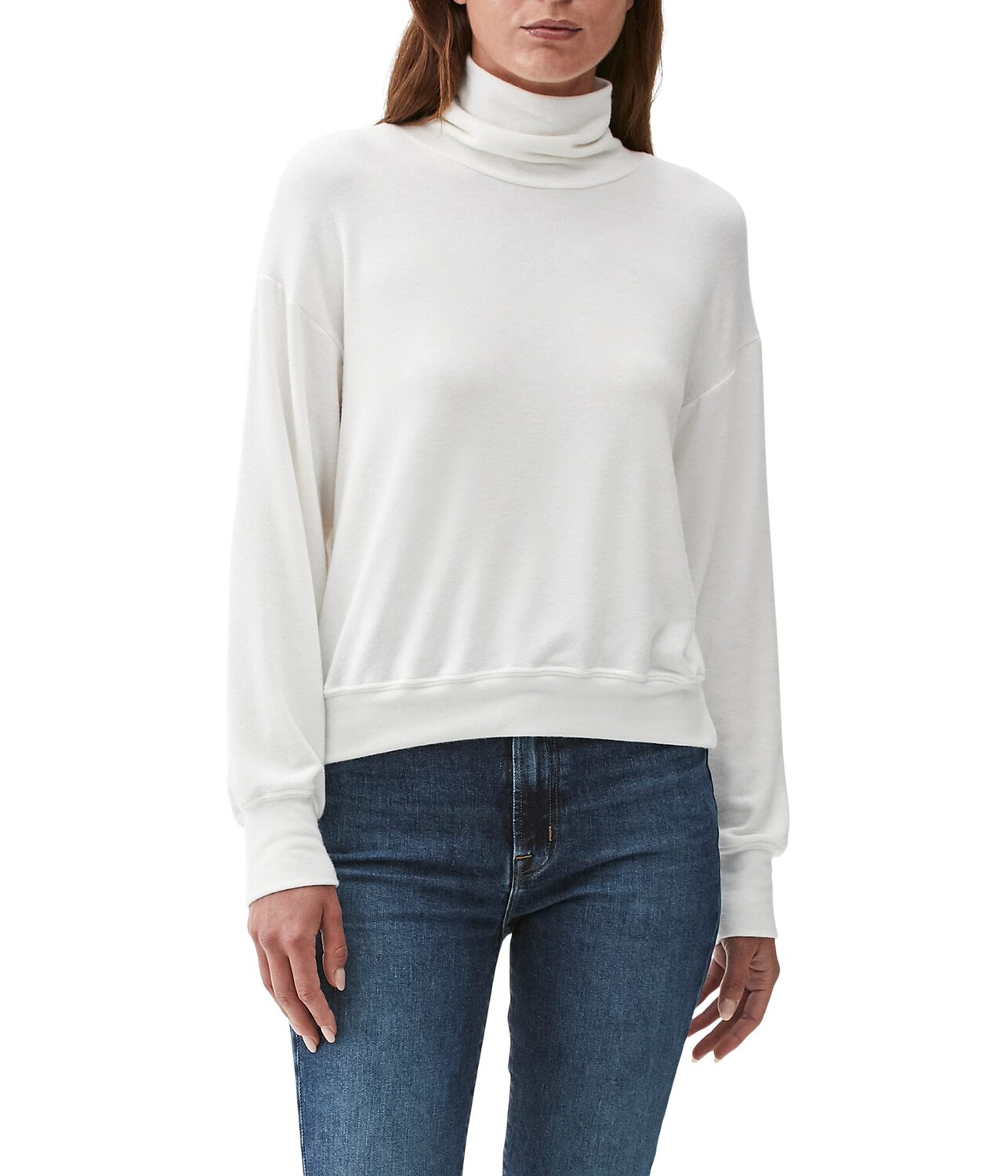 

Пуловер Michael Stars, Madison Brushed Jersey Mimi Turtleneck Pullover, Серый, Пуловер Michael Stars, Madison Brushed Jersey Mimi Turtleneck Pullover