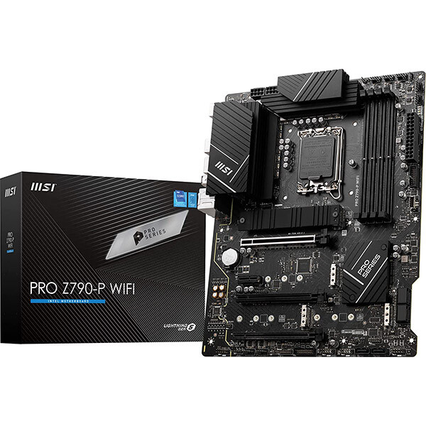 

Материнская плата MSI PRO Z790-P WIFI, DDR5, Wi-Fi, черный