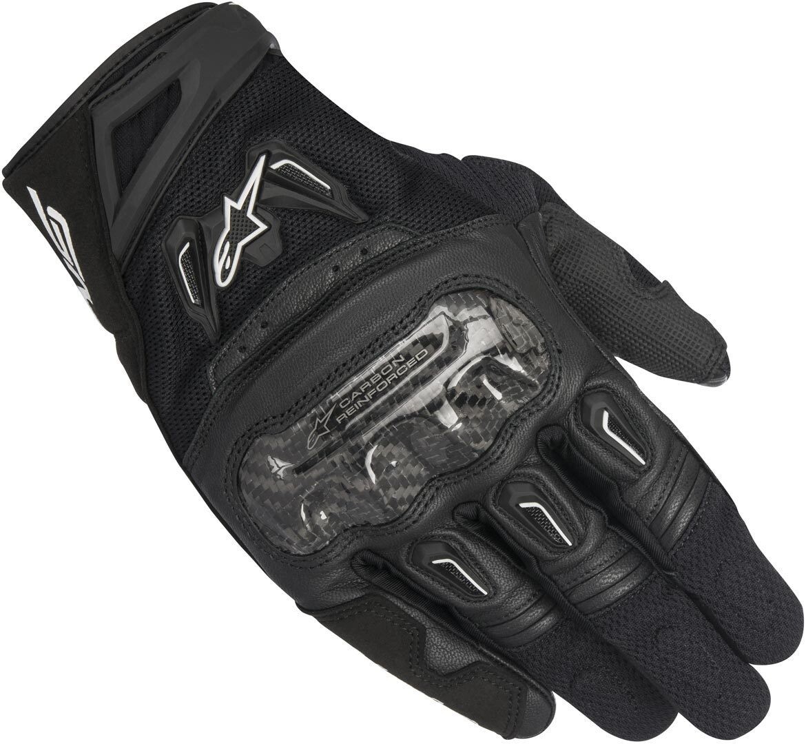 перчатки alpinestars smx 1 air v2 черный красный Перчатки Alpinestars SMX-2 Air Carbon V2, черный