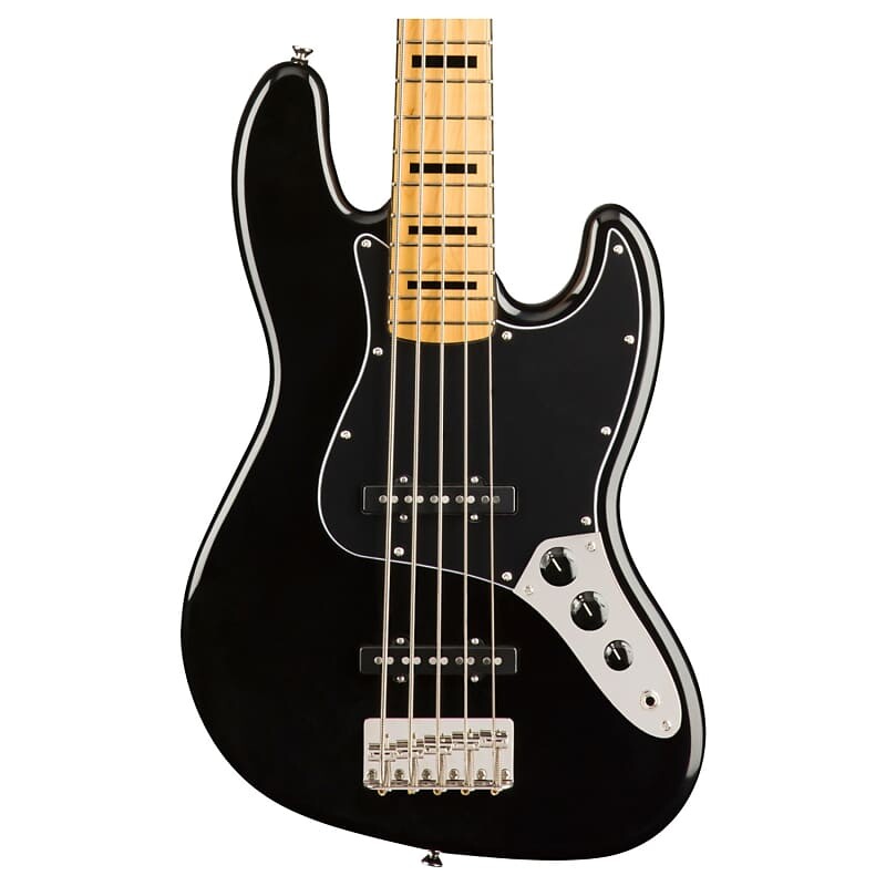 Squier Classic Vibe '70s Jazz Bass V 5-струнный бас, кленовый гриф, черный