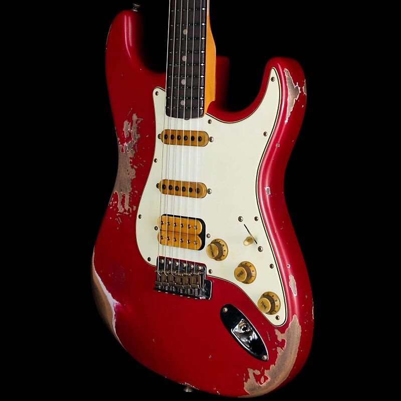 

Fender Custom Shop Alley Cat Stratocaster 2.0 Heavy Relic HSS Vintage Trem Rosewood Board Torino Red
