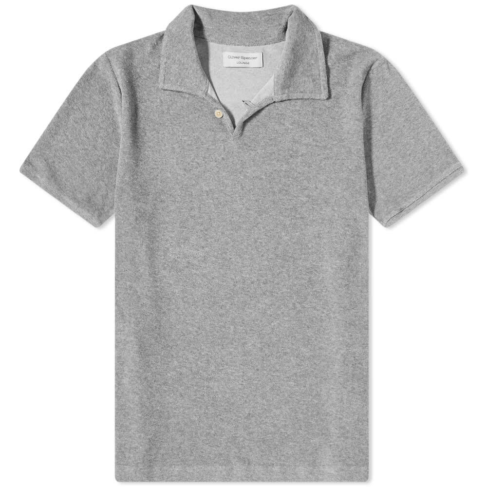 

Футболка Oliver Spencer Towelling House Polo, Серый