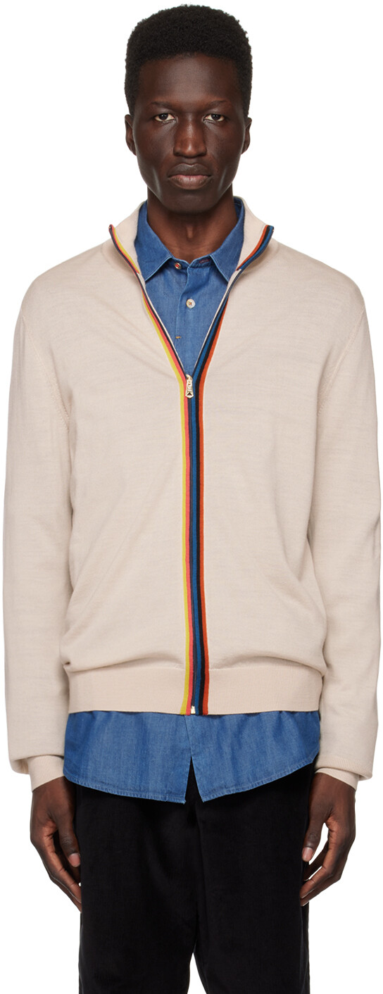 

Коричневый свитер в полоску Artist Artist Paul Smith