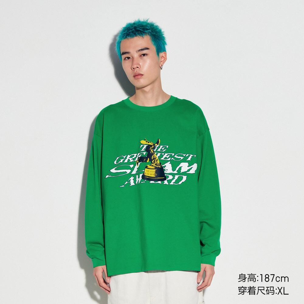 

Пуловер унисекс Uniqlo, бирюзовый