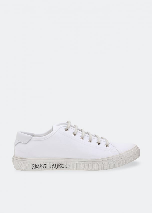 

Кроссовки SAINT LAURENT Malibu sneakers, белый