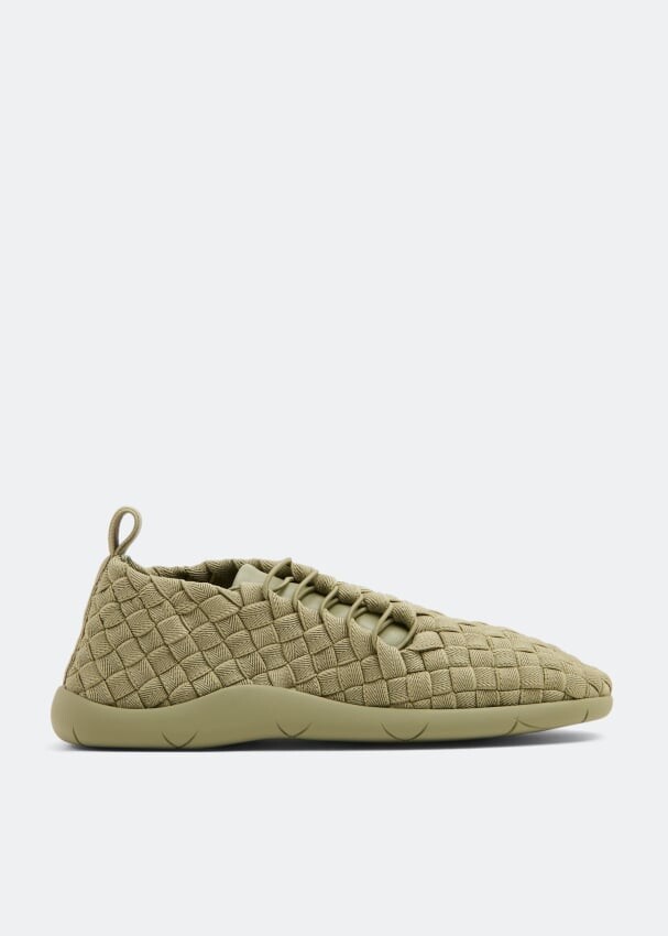 

Кроссовки BOTTEGA VENETA Plat sneakers, зеленый