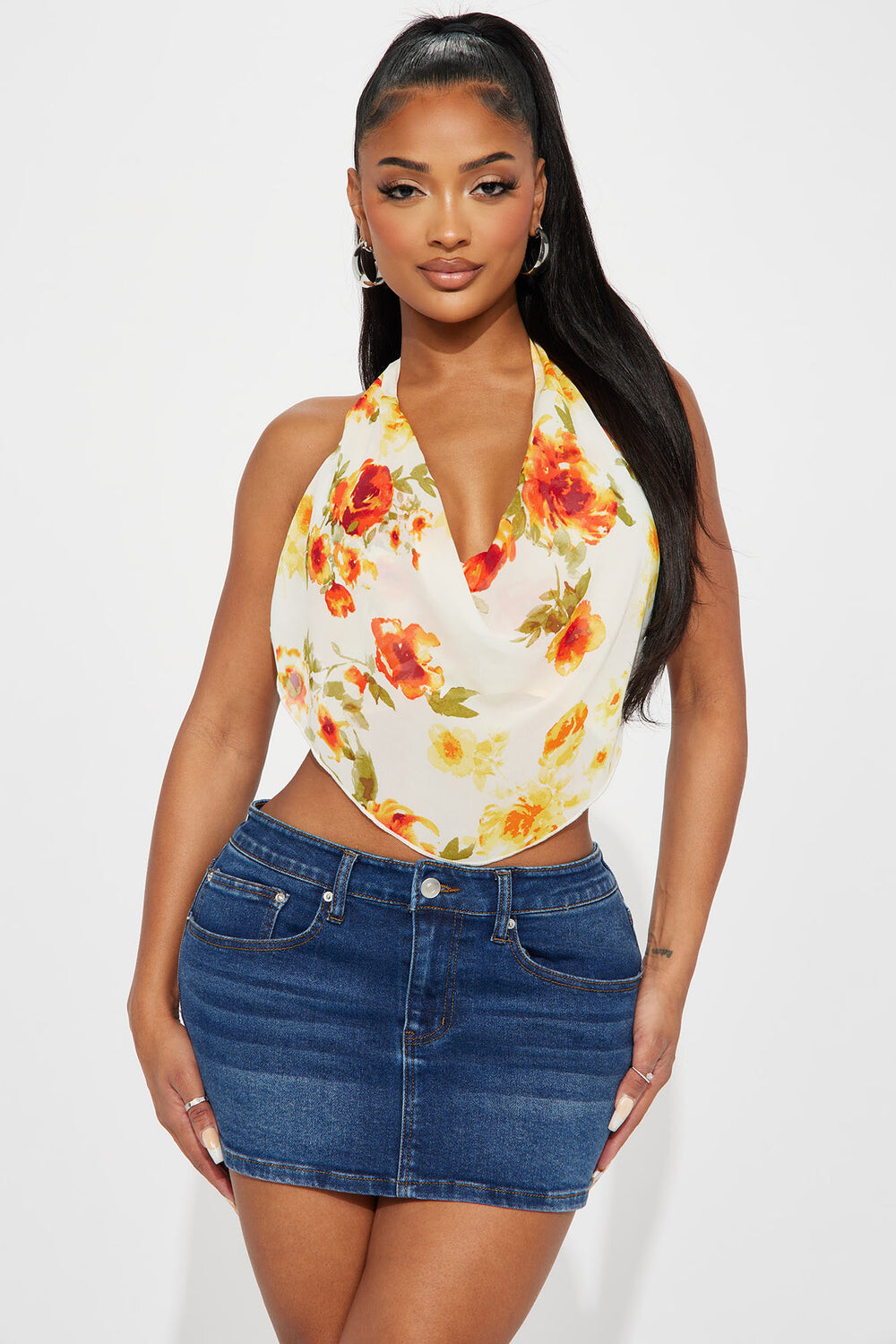 

Топ Fashion Nova T16401, слоновая кость