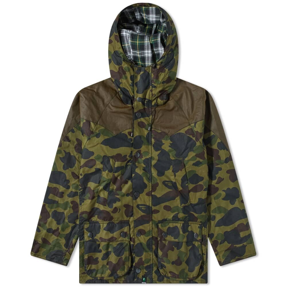 

Вощеная куртка Bedale для сноуборда из коллаборации с A Bathing Ape Barbour, Черный